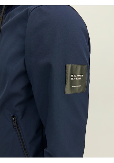Jjebasıc Softshell Kapüşonlu Ceket 12236300 Lacivert