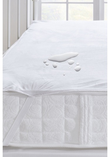 Mycey 60x120 Cm Pamuk Bebe Alezi Sıvı Geçirmez Beyaz