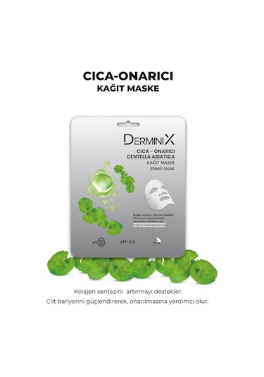 Derminix Cica Onarıcı Kağıt Yüz Maskesi