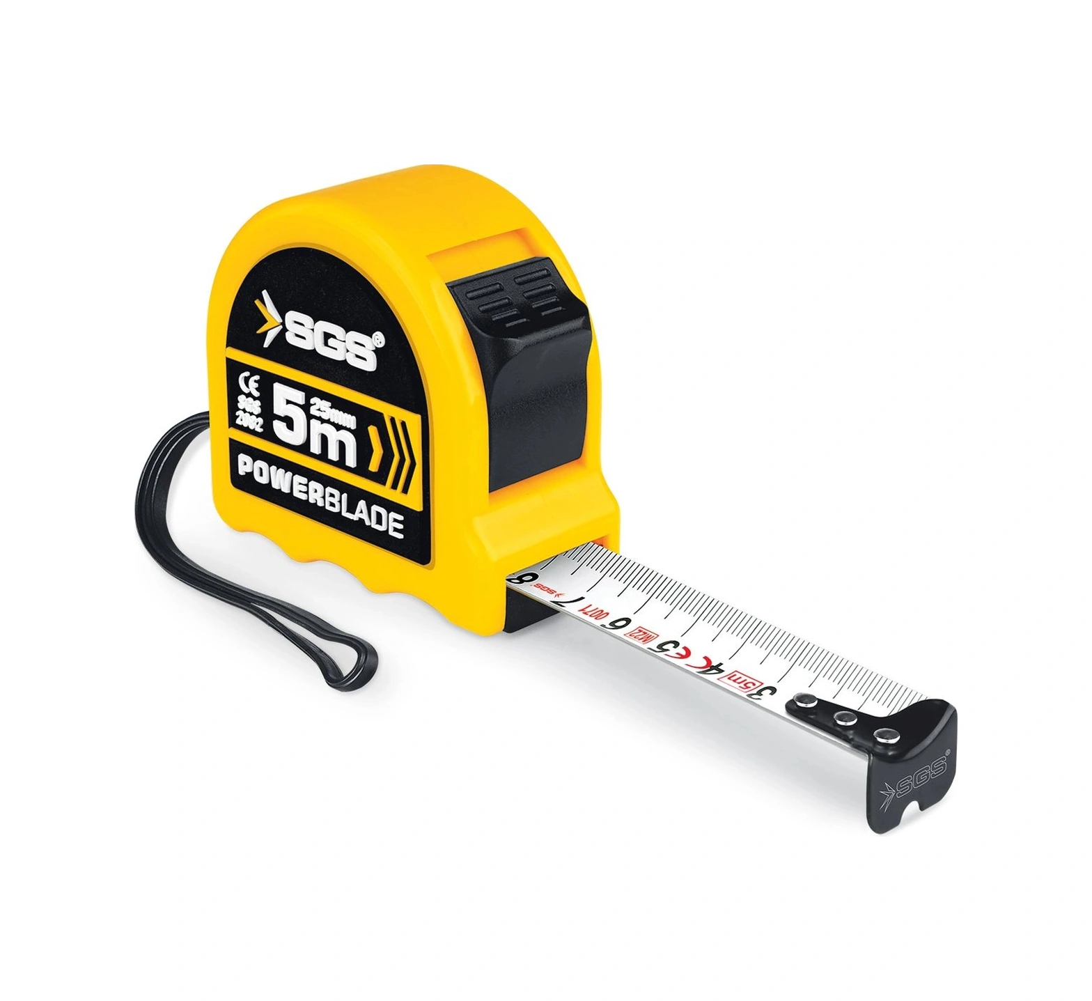 Sgs Şerit Metre 5mt 25 Mm Çift Stop Sgs2082 5 M - 10 M