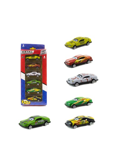 1:55 Ölçek Metal Model Arabalar Altılı Set 8 Cm