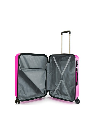 Coral High Abs Pembe Büyük Boy Valiz 16418 Pembe