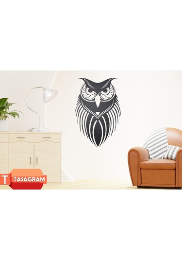 Owl Lazer Kesim Metal Tablo