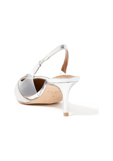 Kurt Geiger Vinyl Slingback Topuklu Ayakkabı - Gümüş Renk