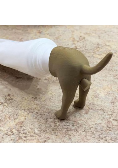 Dolıty Diş Macunu Sıkacağı Benzersiz Yeniden Kahverengi