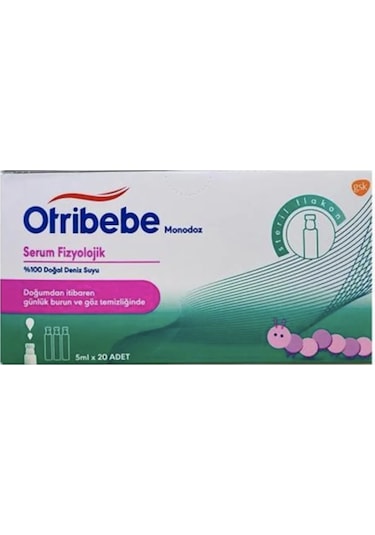 Otribebe Monodoz 5 ML 20'Li Flakon İzotonik Deniz Suyu