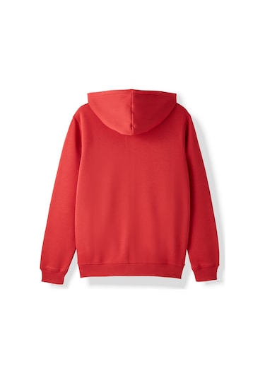 Gsstore Galatasaray Puma Fermuarlı Kapüşonlu Sweatshirt 78291001 Kırmızı