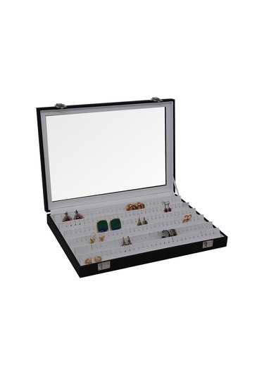 Küpe Kutusu Siyah içi Beyaz