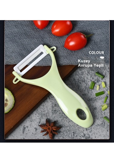 Seramik Rende Mutfak Elma Kavun Meyve Bıçağı Soyma Bıçağı Patates Soyma Bıçağı Yeşil