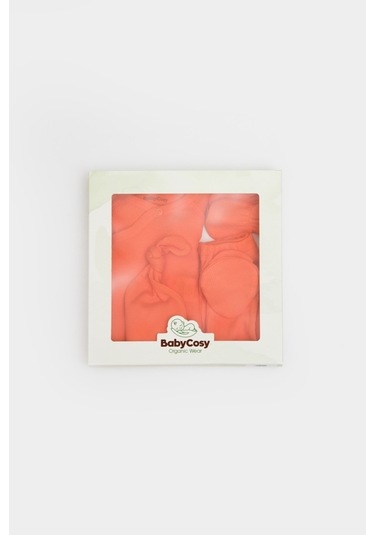 BabyCosy Organik Modal 4 Lü Set Csym26506 Turuncu