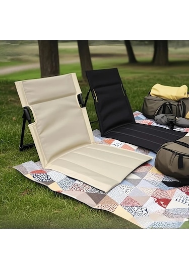 Trendooze Gaojunshop01 Siyah Kamp Sandalyesi - Hafif Alüminyum, Bahçe Ve Plaj Kullanımı İçin Siyah