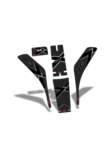 GP Kompozit SYM Jet X 125 2022-2024 Uyumlu Tank Pad Seti Karbon