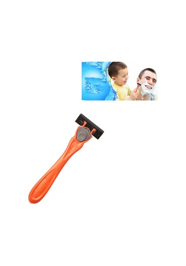 Sones Beş Katmanlı Paslanmaz Çelik Tek Kullanımlık Kesici Başlık Tek Kullanımlık Manuel Tıraş Makinesi Turuncu