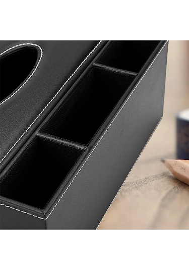 1a-çok Fonksiyonlu Doku Kutusu, Kırtasiye Uzaktan Kumanda Kutusu, Ev/ofis/restoran İçin Dekoratif Doku Kalemi Uzaktan Organizatör