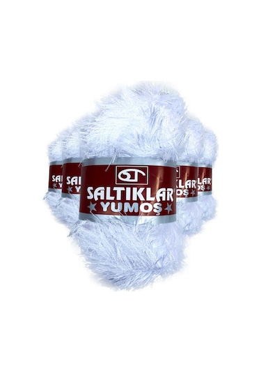 5 Adet Yumoş Sakallı El Örgü Ipi Yünü OPTİK