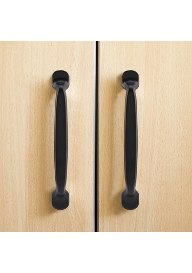 Yaleker Alüminyum Kasa Dolap Çekmecesi Kolu Siyah Amerikan Stili Dayanıklı Kurulumlu 9004-128 Mesafe Diğer