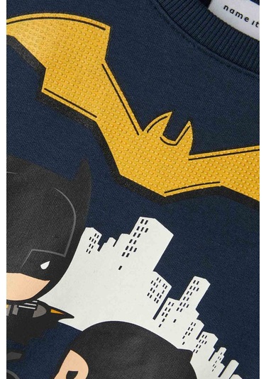Name It Nmmjanıel Batman Sweat Lacivert Erkek Çocuk Sweatshirt 000000000102104921 Lacivert