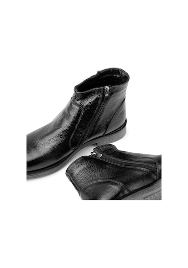 Bristol Hakiki Deri Kaydırmaz Taban Fermuarlı Chelsea Günlük Bot