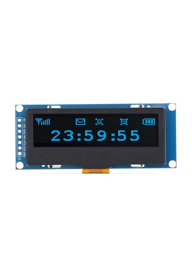 Maiyame 2.23 Inç Oled Ekran Modülü, 128x32 Çözünürlük, Ssd1305 Kontrol, Iıc/spı Arayüz, Düşük Güç Tüketimi