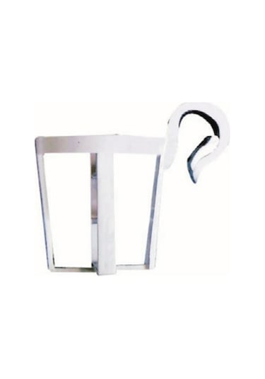 Plastik Bardaklık Portatif Bardak Tutucu 3'Lü Paket Beyaz