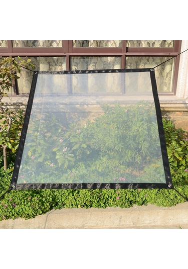 Sones Balkon Pencereleri Şeffaf Yağmur Geçirmez Kumaş Bitkiler Yalıtım Anti-kuş Kalın Ön Cam, Özellikler: 2x4m Film Kulübesi