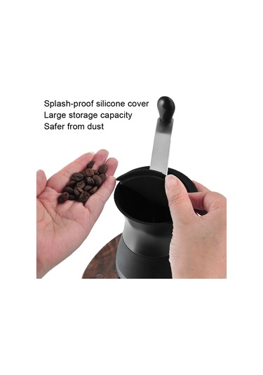 Taşınabilir Kahve Öğütme Ev Kahve Makinesi (Siyah)