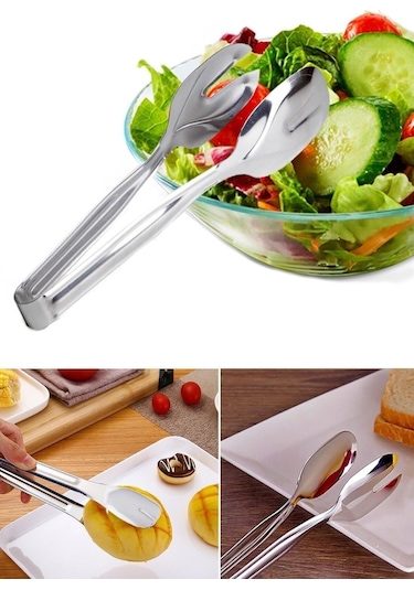 Paslanmaz Çelik Lüx Salata Maşası