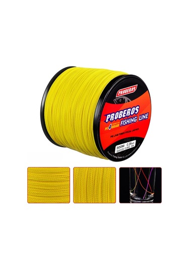 Sones Proberos 4 Düzenlenmiş 300m Balık Misinası, Misina Numarası: 2,5 / 30lb Gri