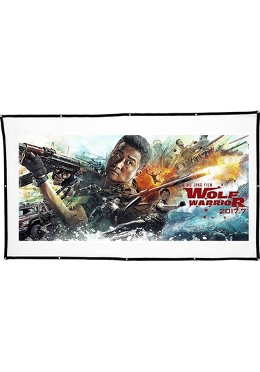 Artfulabode H150 150 Taşınabilir Hd Projeksiyon Perdesi - Katlanır Duvara Monte Ev/sinema & Ofis Ekranı Jzr-gy