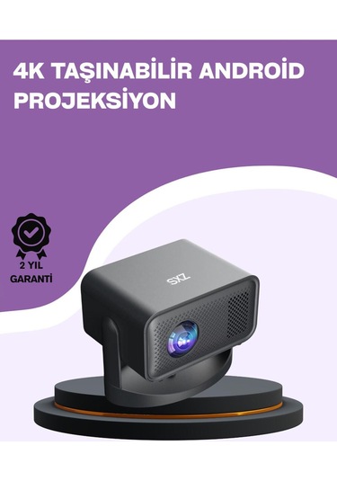 4000 Lümen Parlaklık Değerine Sahip Ev Ve Ofis Projektör-118522