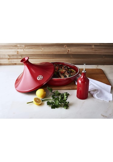 Emile Henry Yağdanlık 400 ml Kırmızı/Burgundy