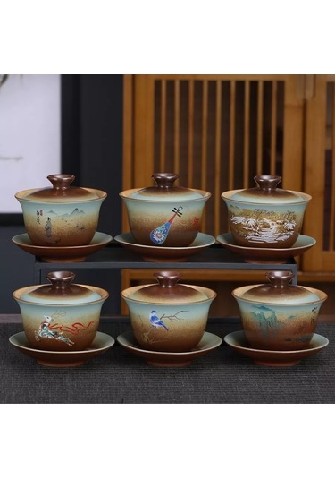 Peace Tea Çay Demliği Gaiwan 231843132 Turkuaz