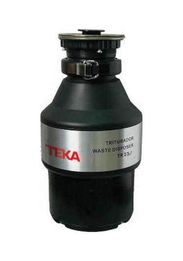 Teka - Tr 23.1 - Çöp Öğütücü - Pinomatik Düğmeli - Paslanmaz Çeli Siyah