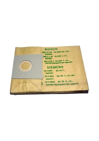 Bosch Uyumlu-SIEMENS -TYPE : D-E-F-H-G-ALPHA- OPTİMA TOZ TORBASI 10 ADET