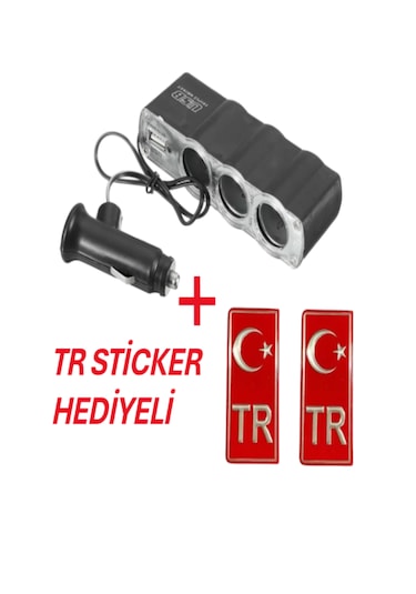 Fiat Araçlarına Uyumlu Çakmaklık Çoğaltıcı Ve Tr Sticker li