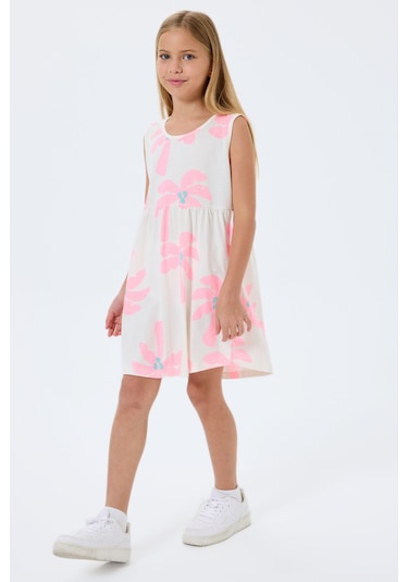 Rolypoly Kız Çocuk Krem Elbise 5274-49666 Krem