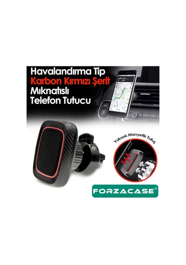 Mıknatıslı Izgaralıktan Araç Içi Telefon Tutucu - Fc055