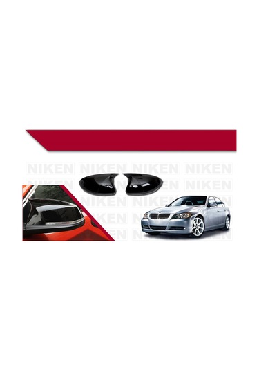 Bmw E90 3.seri 2006-2009 Batman Parlak Siyah Ayna Kapağı