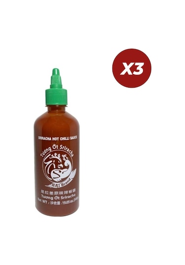 Kai Brand Sriracha Acı Biber Sosu 3 x 540 G