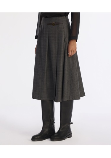 Yargıcı A Form Normal Bel Etek 25kket4035x 059 Gri