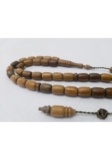 Soma Tesbih Akay Usta İmzalı Çift Renk Kapsül Kesim Mis Kokulu Pelesenk Tesbih 8 x 12