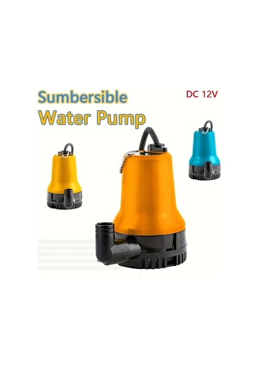 Challenger Mavi Mini Su Pompası 4200l/h Dc12v Tasinabilir Derin Kuyu Pompasi Bahce Sulama