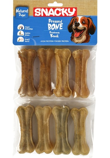 Snacky Nat Köpek Çiğneme Kemiği 7,5cm 8li 180gr