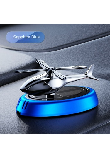 Neevoyu Güneş Enerjili Otomobil Uçak Aromaterapi: Hızlı Dönüş, Hava Temizleme, Sessiz Motor, Mavi + 1 Koku Dilimi + 1 Parfüm Sıvısı