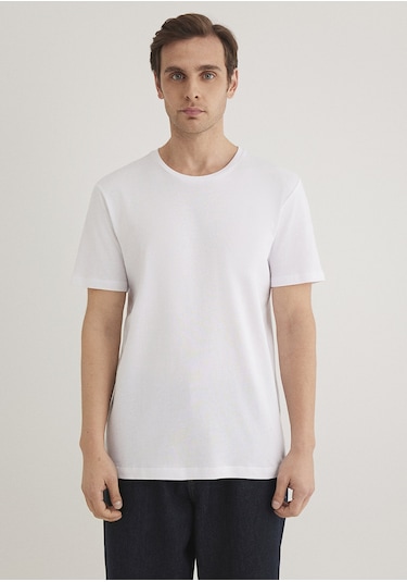 Mavi 065574-620 Basic Tişört Beyaz