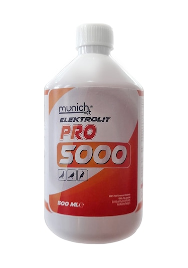Kanatlı Hayvanlar İçin Elektrolit Pro 5000 500ml