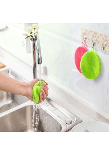 Zmc Bilişim 2'li Kir Tutmaz Tırtıklı Yüzey Bulaşık Yıkama Pedi