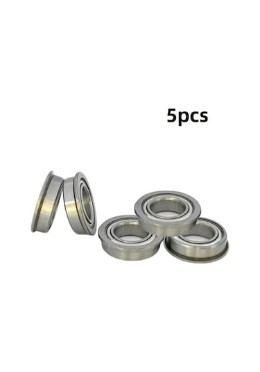 Dashanshop 5 Adet Mf148zz 8x14x4mm Mini Metal Flanged Rulman Hassas Uygulamalar İçin İnce Duvarlı