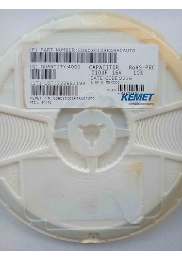 C0603c103k4racauto 10nf 16v 603 X7r 500 Adet