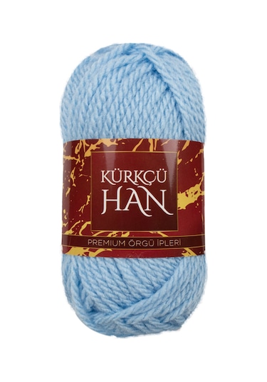 Kürkçü Han Boni %100 Akrilik Örgü İpi 35g 59m 4 Lü Paket Saks Mav